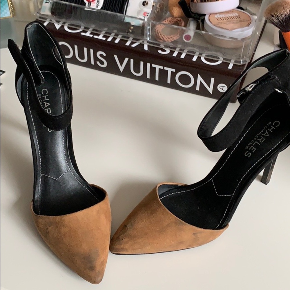 Tan and Black Charles David Heels